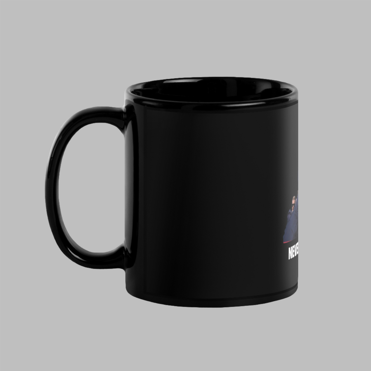 Assassination NEVER SURRENDER Trump 2024 Black Mug