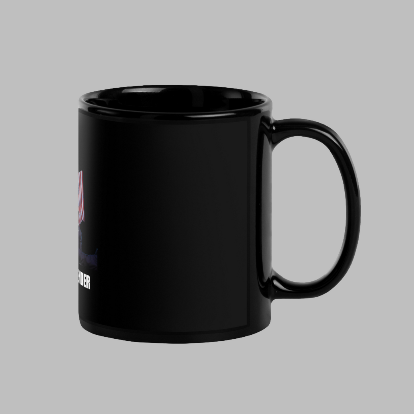 Assassination NEVER SURRENDER Trump 2024 Black Mug