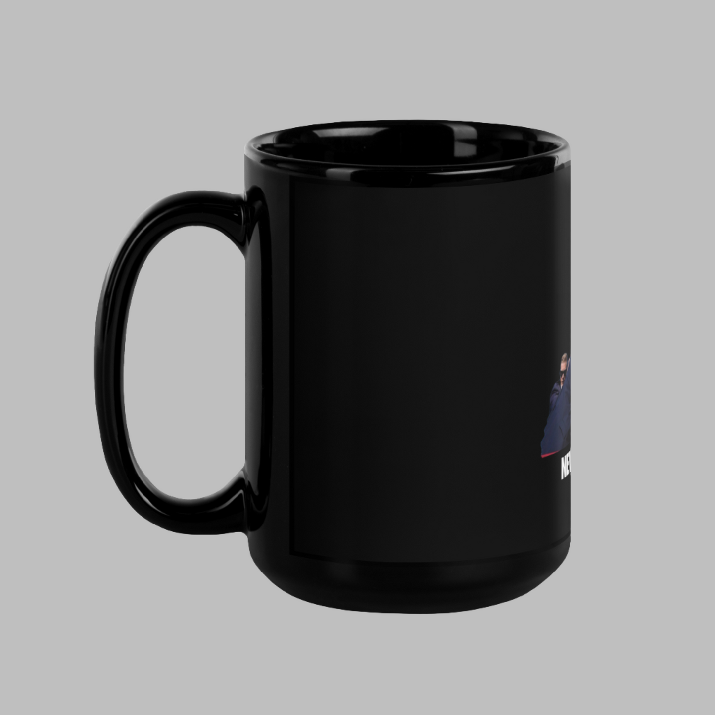 Assassination NEVER SURRENDER Trump 2024 Black Mug