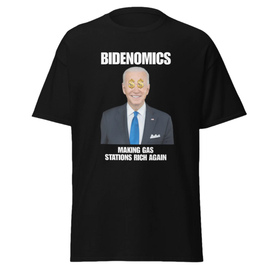 BIDENOMICS T-Shirt (White Text)