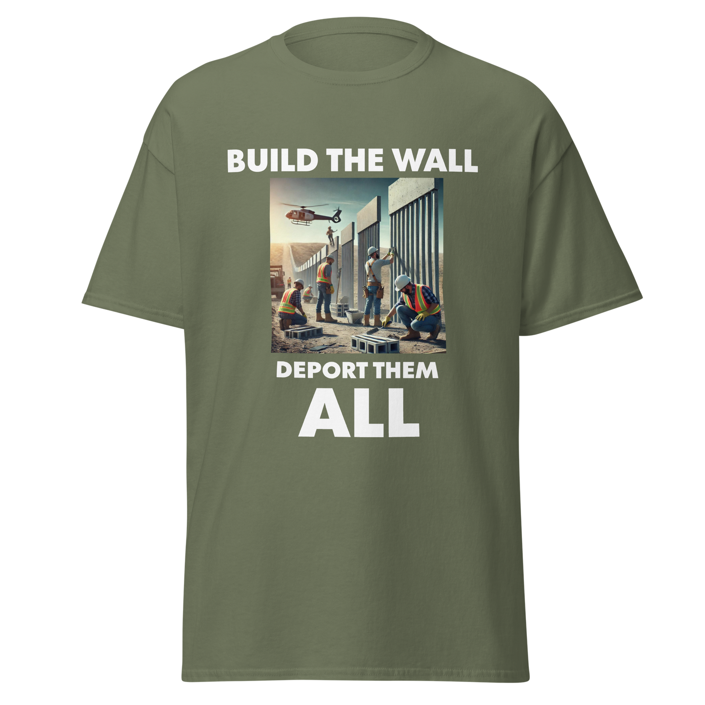 BUILD THE WALL, DEPORT THEM ALL Trump 2024 T-Shirt