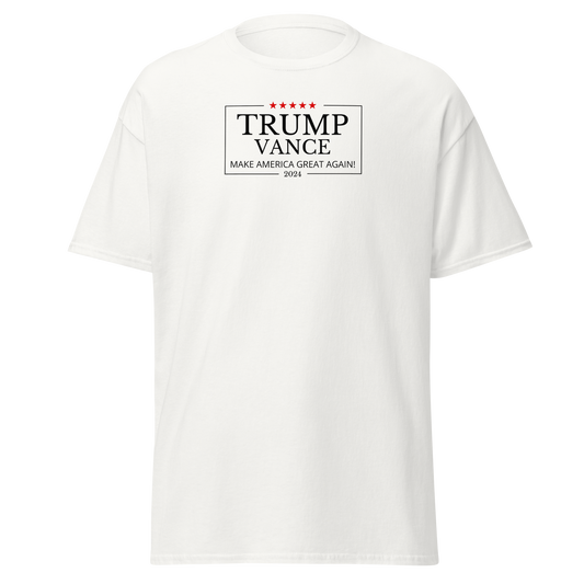 Official White T-Shirt - Trump Vance 2024